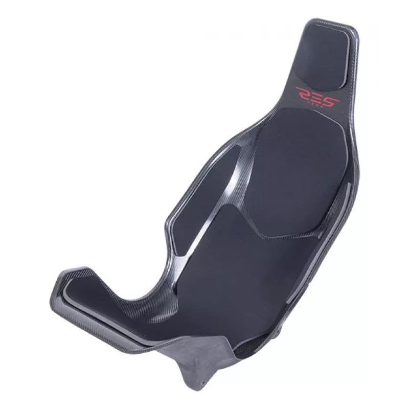 Res-Tech X1 CARBON SEAT - musta, kilpaistuin, musta, hiilikuitu, neopreeni