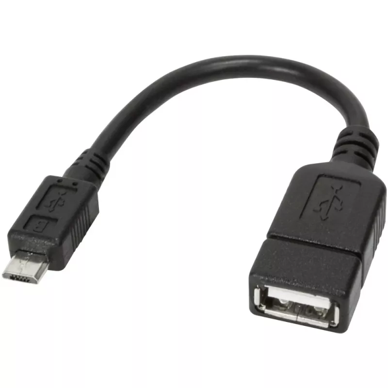 Techly USB2.0 OTG -kaapeli A-liitäntä / Micro-B-uros 0,2 m ICOC UOTG-194
