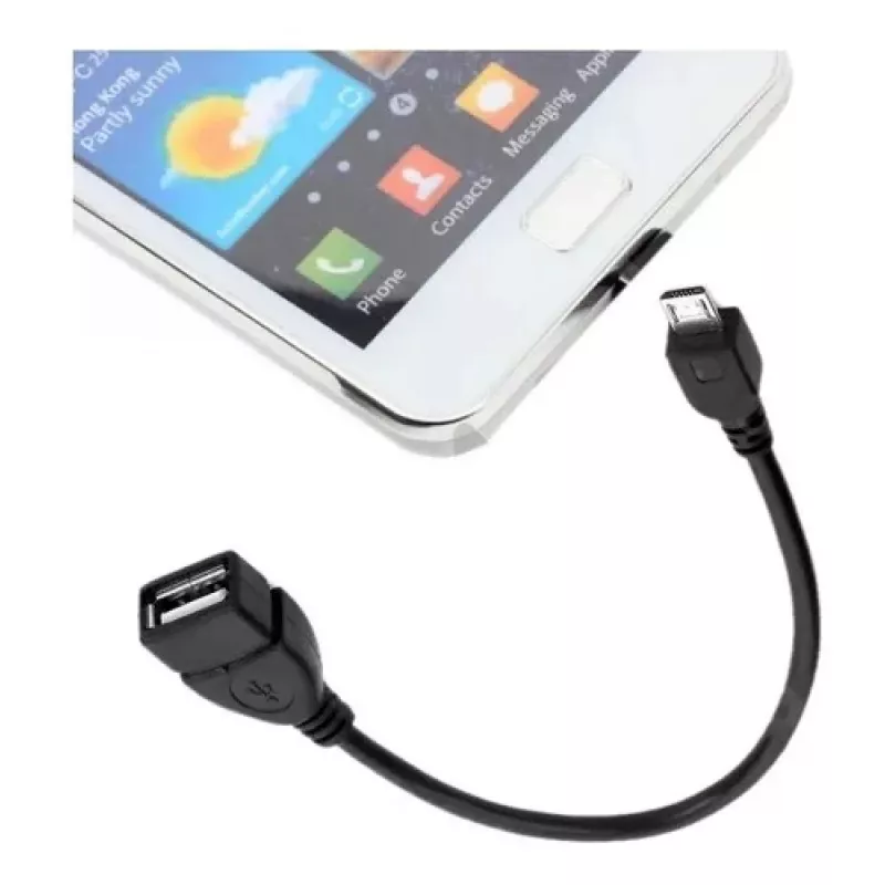 Techly USB2.0 OTG -kaapeli A-liitäntä / Micro-B-uros 0,2 m ICOC UOTG-194