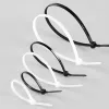 Techly kaapelinsidonta nauha nylon Patch 100x2,5 mm 100 kpl musta ISWT-10025-BK