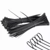 Techly kaapelinsidonta nauha nylon Patch 100x2,5 mm 100 kpl musta ISWT-10025-BK