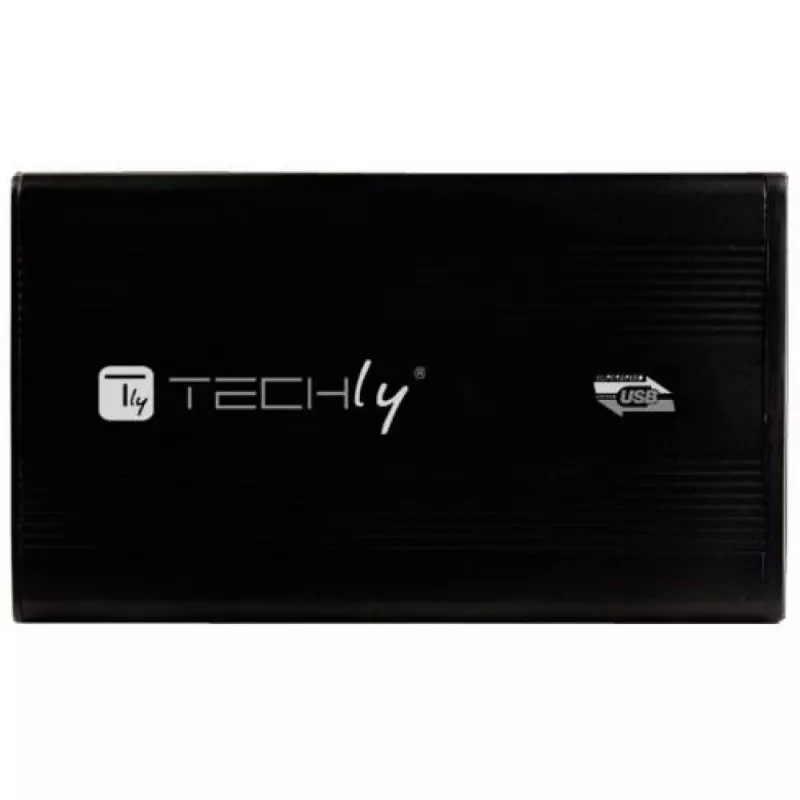 Techly ulkoinen kotelo USB 3.0 2,5 inch SATA I-CASE SU3-25B, 2,5 inch, Serial ATA, 5 Gbit/s, musta