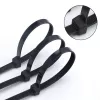 Techly kaapelinsidonta nauha nylon Patch 280x4,8 mm 100 kpl musta ISWT-28048-BK