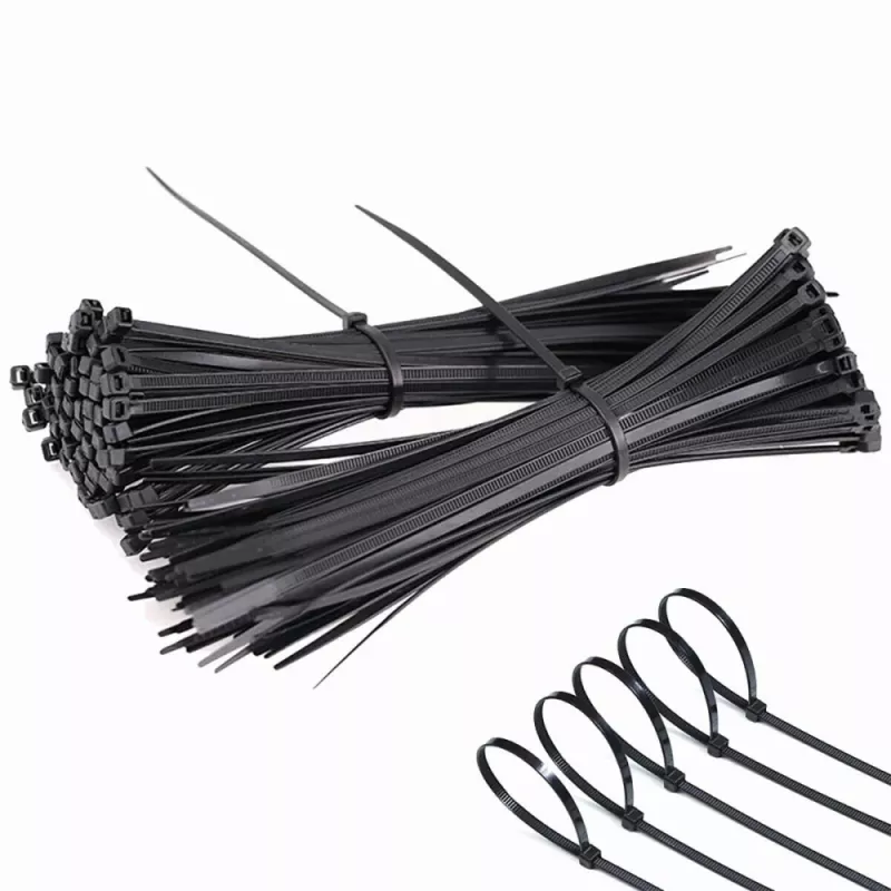 Techly kaapelinsidonta nauha nylon Patch 280x4,8 mm 100 kpl musta ISWT-28048-BK