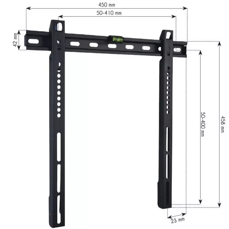 Techly seinäteline UltraSlim LED TV LCD 23-55
