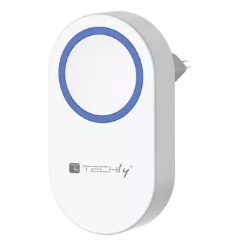 Techly I-BELL-RING05R langaton ovikello vastaanotin valkoinen