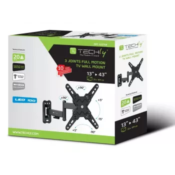 Techly ICA-LCD 422 TV-seinäteline 106,7 cm (42 tuumaa) musta