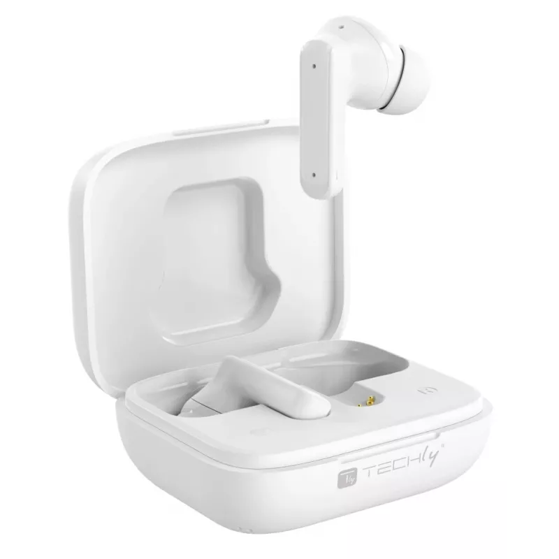 Techly ICC SB-BLT08W kuulokkeet/headset True Wireless Stereo (TWS) in-ear puhelut/musiikki Bluetooth valkoinen