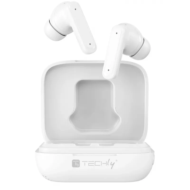 Techly ICC SB-BLT08W kuulokkeet/headset True Wireless Stereo (TWS) in-ear puhelut/musiikki Bluetooth valkoinen