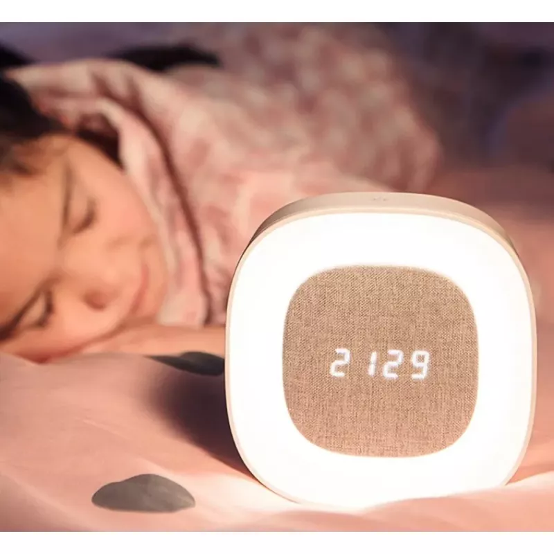 Techly IC-CLOCK-56WH herätyskello digitaalinen herätyskello harmaa, valkoinen