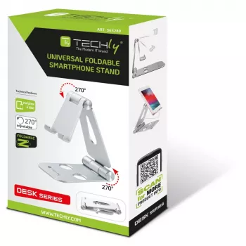 Techly I-SMART-STAND6 teline passiivinen teline matkapuhelin/älypuhelin hopea