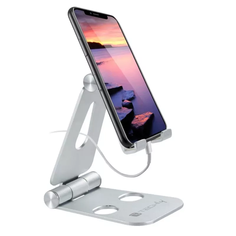 Techly I-SMART-STAND6 teline passiivinen teline matkapuhelin/älypuhelin hopea