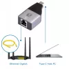 Techly IADAP USBC-ETGIGA verkkokortti Ethernet 1000 Mbit/s
