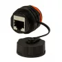 Techly IWP-MD C6A-IPPANT kaapelisovitin RJ45 musta