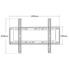 Techly ICA-PLB 262L TV-seinäteline 177,8 cm (70 tuumaa) musta