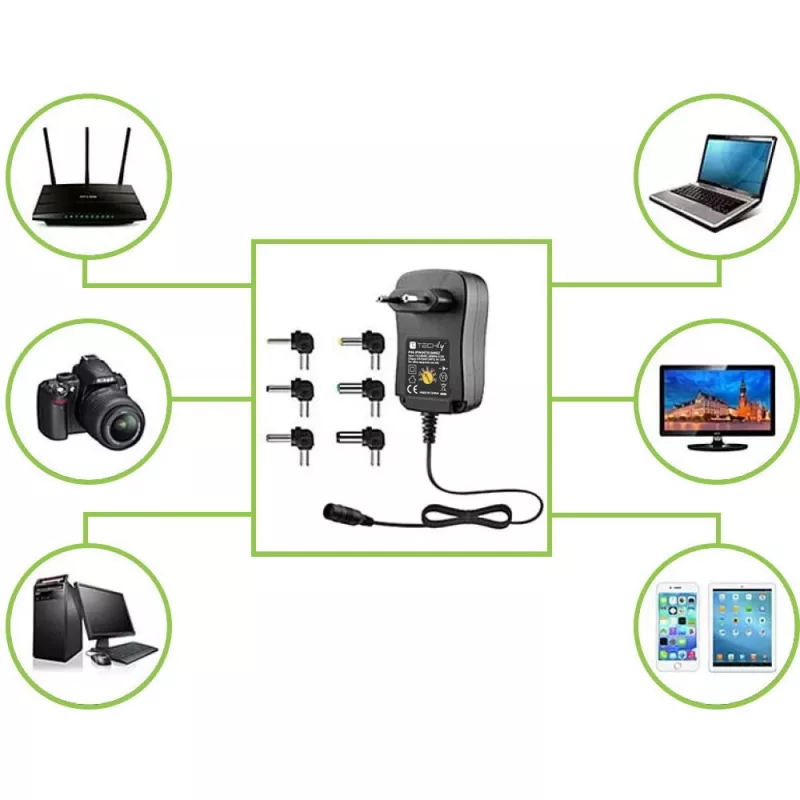 Techly IPW-NTS2250G2 virtalähde/invertteri sisäkäyttöön 27 W musta