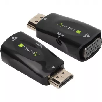Techly IDATA HDMI-VGA2MABT2 videosignaalimuunnin passiivinen videomuunnin 1920 x 1080 pikseliä
