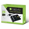 Techly I-CARD CAM-USB2TY2 älykortinlukija sisäkäyttöön USB USB Type-A musta
