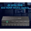 Techly IDATA HDMI-MX44 matriisikytkin AV-matriisikytkin 4 W