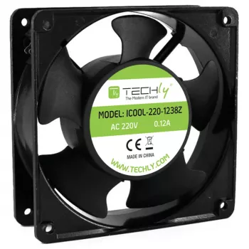 Techly ICOOL-220-1238Z tietokoneen jäähdytysjärjestelmä osa/lisävaruste tuuletinmoduuli