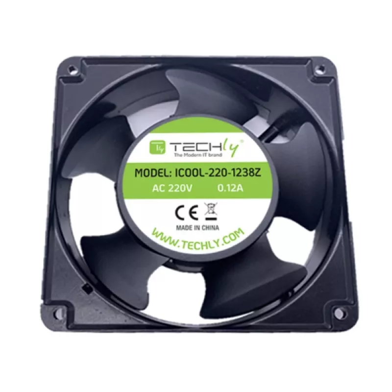 Techly ICOOL-220-1238Z tietokoneen jäähdytysjärjestelmä osa/lisävaruste tuuletinmoduuli