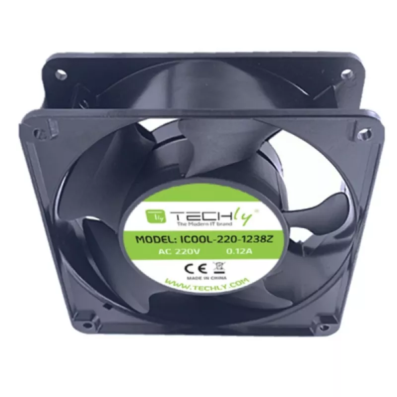 Techly ICOOL-220-1238Z tietokoneen jäähdytysjärjestelmä osa/lisävaruste tuuletinmoduuli