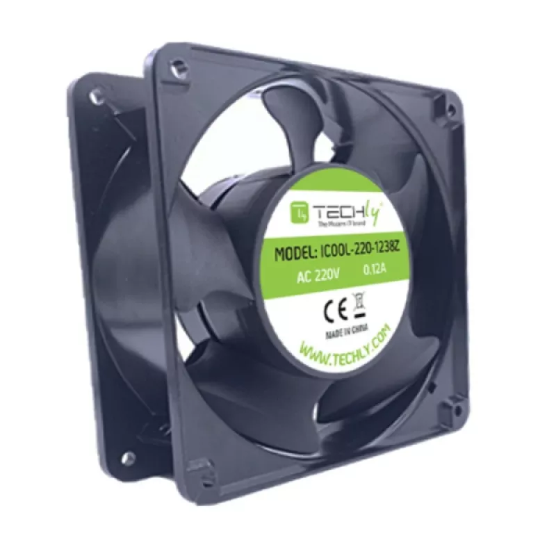 Techly ICOOL-220-1238Z tietokoneen jäähdytysjärjestelmä osa/lisävaruste tuuletinmoduuli