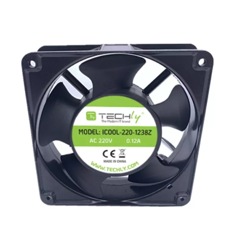 Techly ICOOL-220-1238Z tietokoneen jäähdytysjärjestelmä osa/lisävaruste tuuletinmoduuli