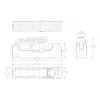 Techly IWP-KIT-C6U90 keystone-moduuli