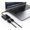 Techly IADAP USBC-HDMI2T4K videokaapeli-sovitin 0,15 m USB Type-C 2 x HDMI musta