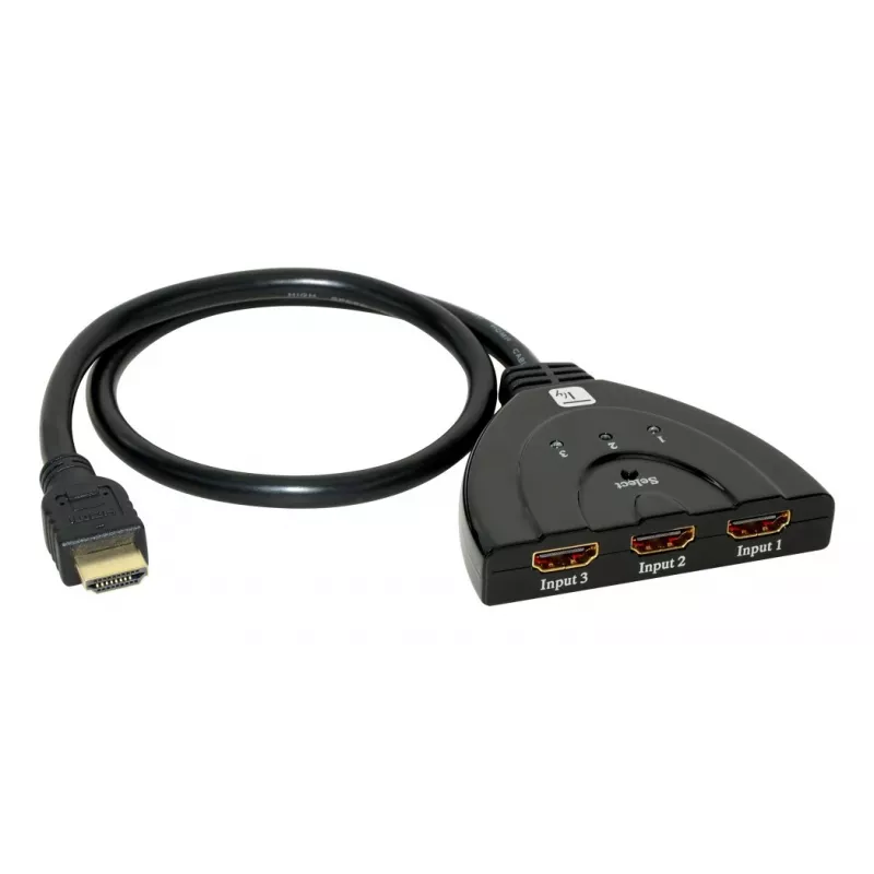 Techly IDATA HDMI-3F8K videokytkin
