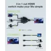 Techly IDATA HDMI-3F8K videokytkin