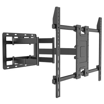 Techly seinäteline 55-100 tuuman Full-Motion LED-LCD-TV:lle, 300 x 300 mm, 900 x 600 mm, 0 - 7°, 120°, teräs, musta