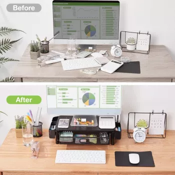 Techly ICA-MS 114 monitoriteline/-pidike musta