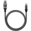 Techly ICOC-U3A-RJ45-030 USB 3.0 Type-A–Gigabit Ethernet -sovitinkaapeli, 3 m, musta/hopea