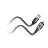 Techly ICOC-U3C-RJ45-075 USB 3.2 Type-C–Gigabit Ethernet -sovitinkaapeli, 7,5 m, musta/hopea