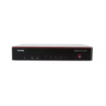 Biamp Devio SCX 800, 48 kHz, 150 W, 100 - 240 V, Yhdysvallat, 5A992, 206 mm