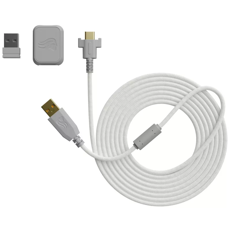 Glorious Gaming Glorious Model O Wireless 2 – mattavalkoinen, oikeakätinen, laser, RF langaton + USB Type-C, 26000 DPI, 1 ms, valkoinen