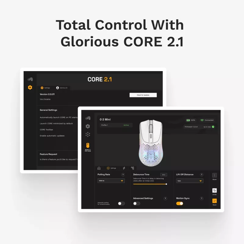 Glorious Gaming Glorious Model O 2 Mini Wireless - mattavalkoinen