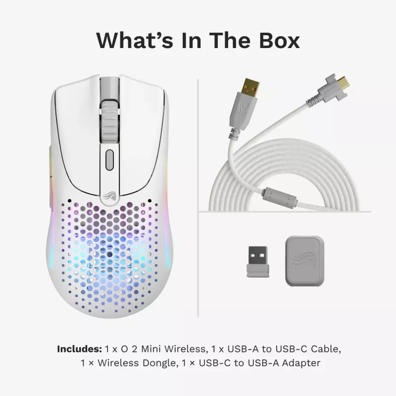 Glorious Gaming Glorious Model O 2 Mini Wireless - mattavalkoinen
