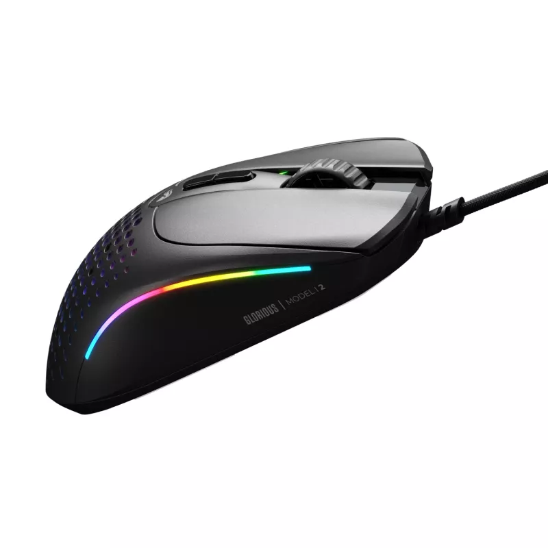 Glorious Gaming Glorious Model IV2 Wired - musta, oikeakätinen, optinen, USB Type-A, 26000 DPI, musta