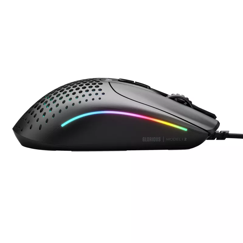Glorious Gaming Glorious Model IV2 Wired - musta, oikeakätinen, optinen, USB Type-A, 26000 DPI, musta