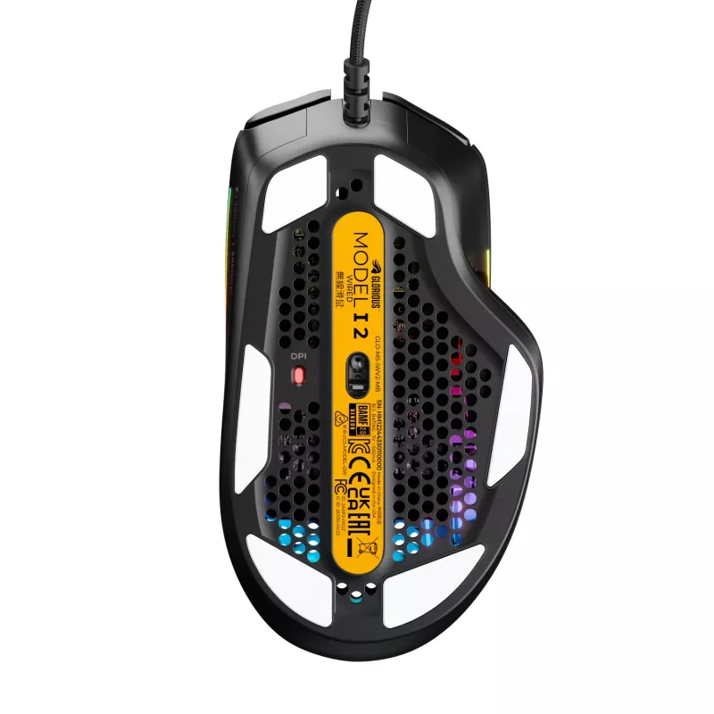 Glorious Gaming Glorious Model IV2 Wired - musta, oikeakätinen, optinen, USB Type-A, 26000 DPI, musta