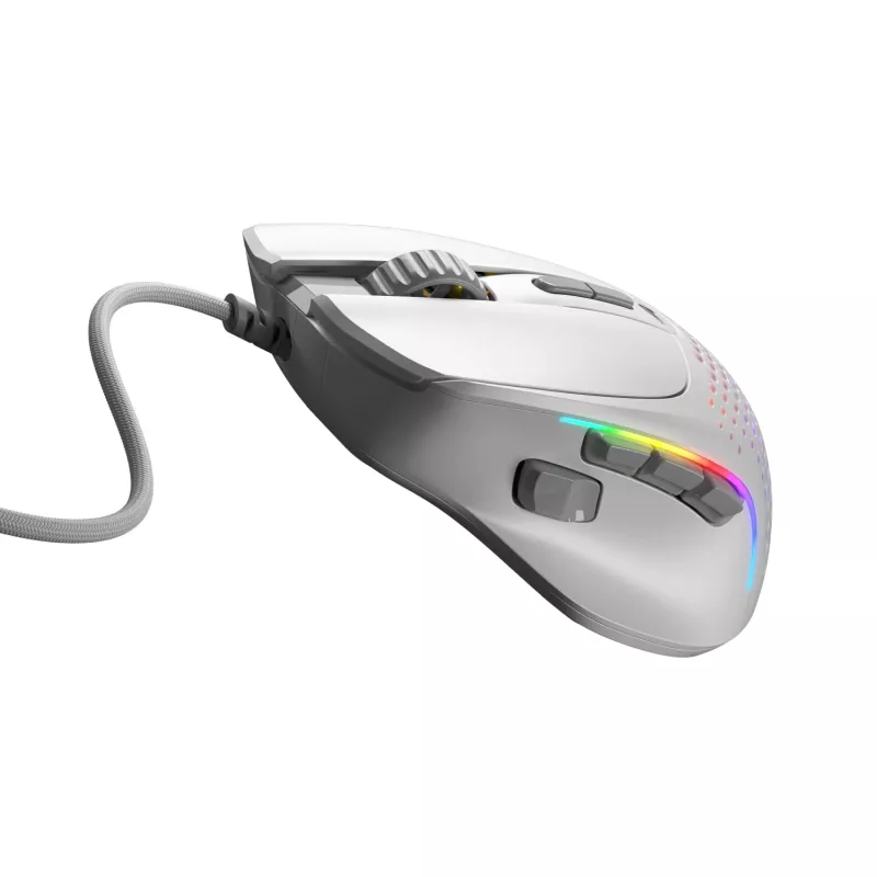 Glorious Gaming Glorious Model I2 Wired – valkoinen, oikeakätinen, optinen, USB Type-A, 26000 DPI, valkoinen
