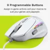 Glorious Gaming Glorious Model I2 Wired – valkoinen, oikeakätinen, optinen, USB Type-A, 26000 DPI, valkoinen