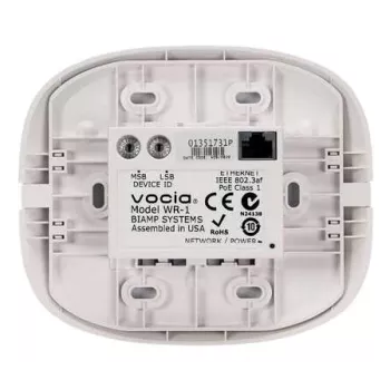 Biamp Vocia WR-1 kaukosäädin johdollinen videoneuvottelujärjestelmä painikkeet