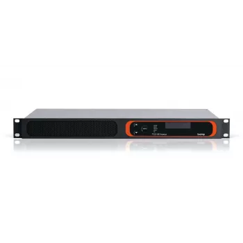 Biamp Tesira FORTÉ VT, 8000 Ω, 207 Ω, musta, metallinen, 1U, OLED, 20 - 20000 Hz