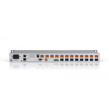 Biamp Tesira FORTÉ VT, 8000 Ω, 207 Ω, musta, metallinen, 1U, OLED, 20 - 20000 Hz