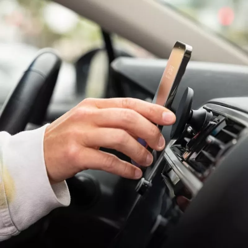 mophie Snap Vent Mount - musta (ei langatonta latausta), matkapuhelin/älypuhelin, auto, musta