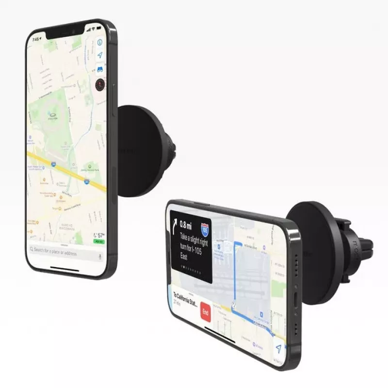 mophie Snap Vent Mount - musta (ei langatonta latausta), matkapuhelin/älypuhelin, auto, musta